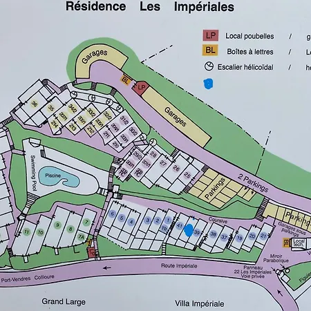 Superbe T3 Vue Sur Mer Parking Prive Classe 3 Etoiles Collioure Extérieur photo